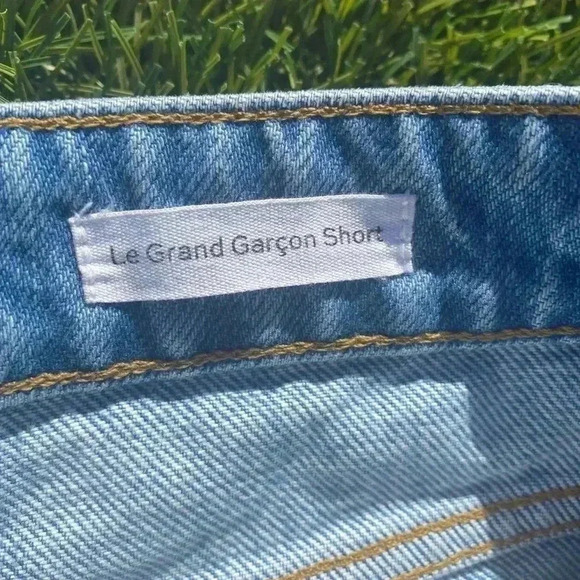 Frame Le Grand Garçon shorts blue size 29 - Picture 5 of 6